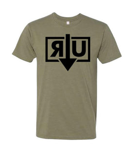 Army Green Short Sleeve T Shirt