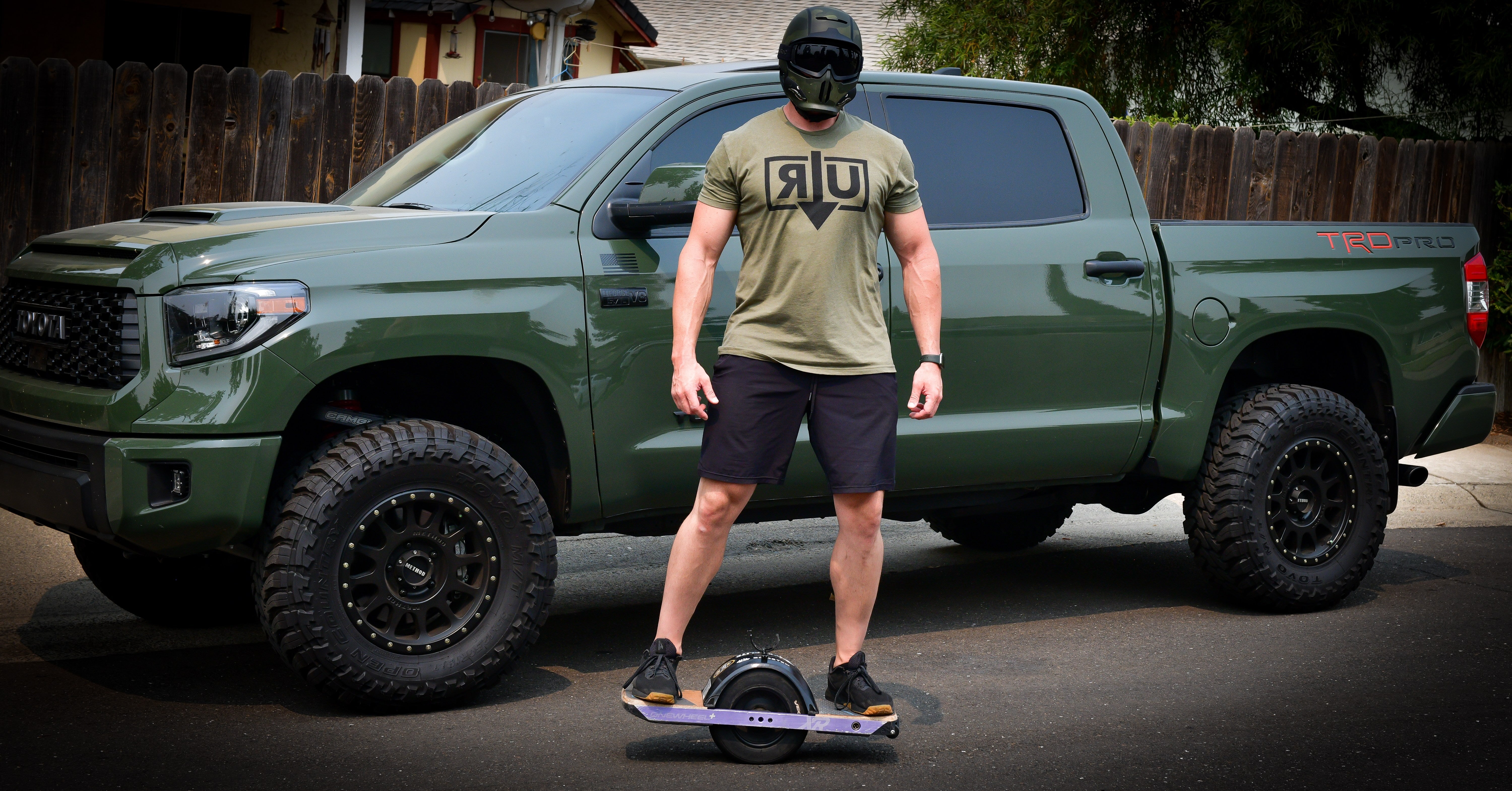 Army Green Short Sleeve T Shirt